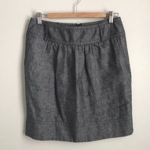 Banana Republic Linen Ruffle Mini Skirt